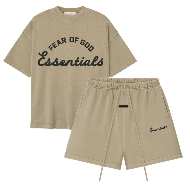 SS26 Training 90s T-Shirt / Shorts / Set -  Faded Dune