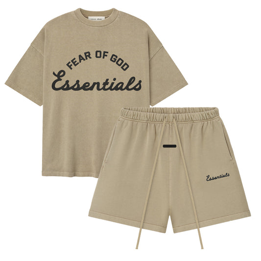 SS26 Training 90s T-Shirt / Shorts / Set -  Faded Dune