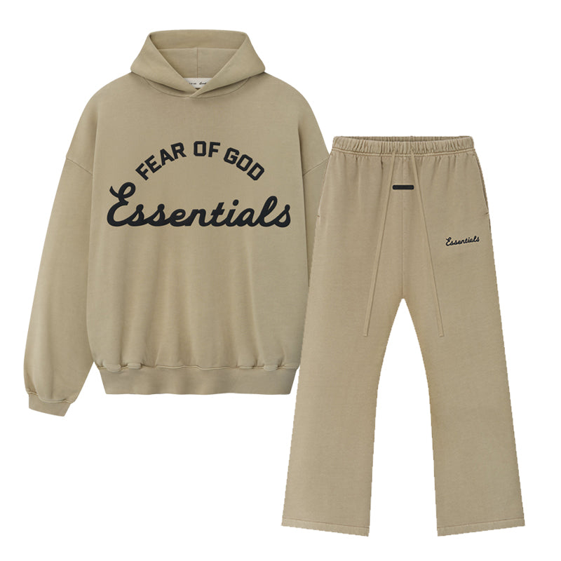 SS26 Training 90s Hoodie/ Pants / Set - Faded Dune