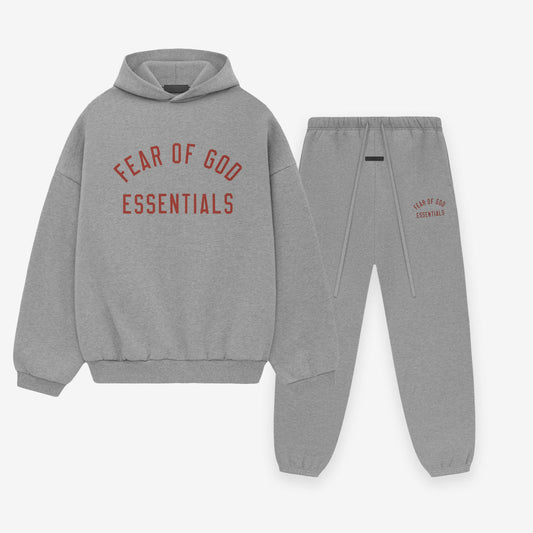 Essentials Heavy Hoodie / Pants /Set Gray
